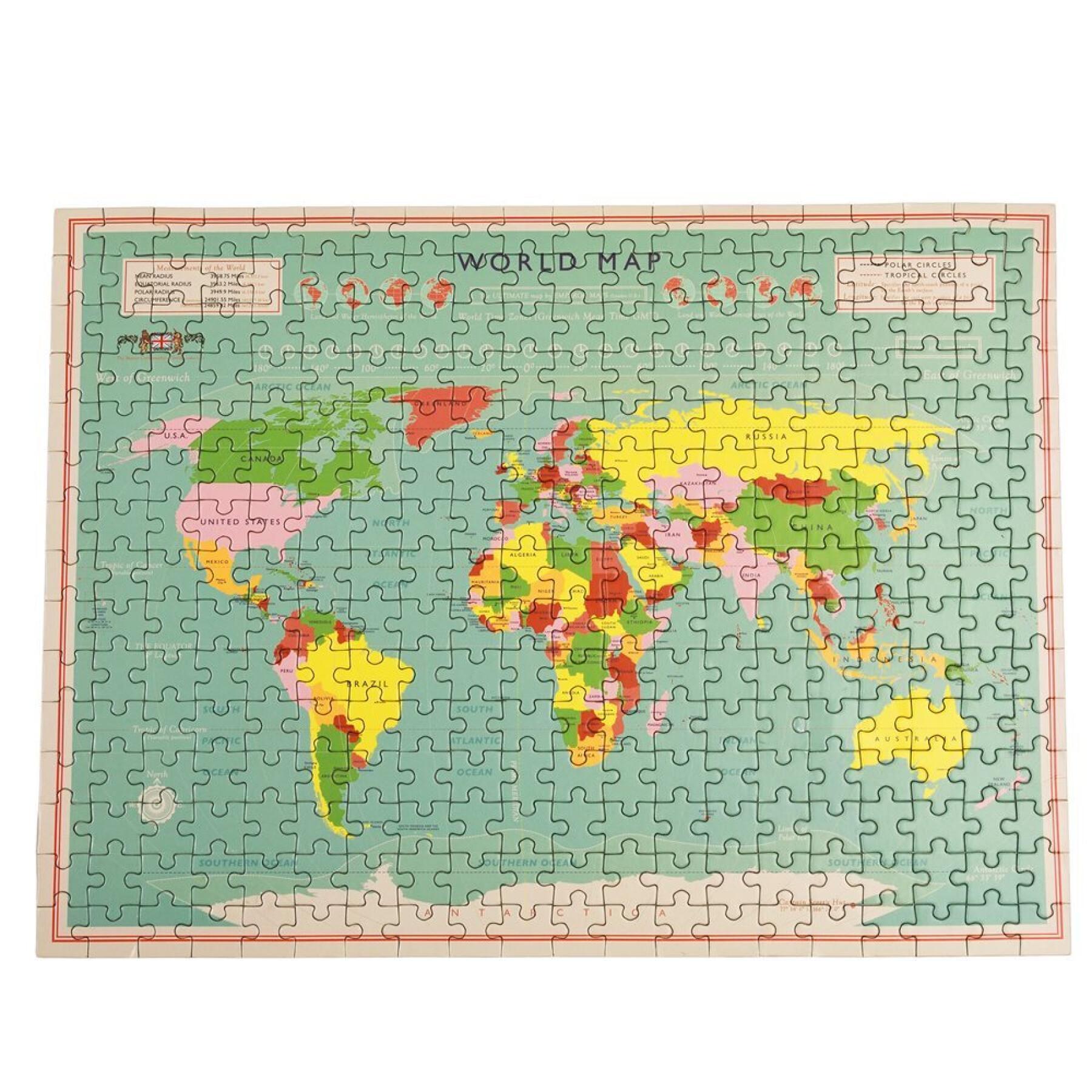 Puzzle 300 pièces Rex London World Map