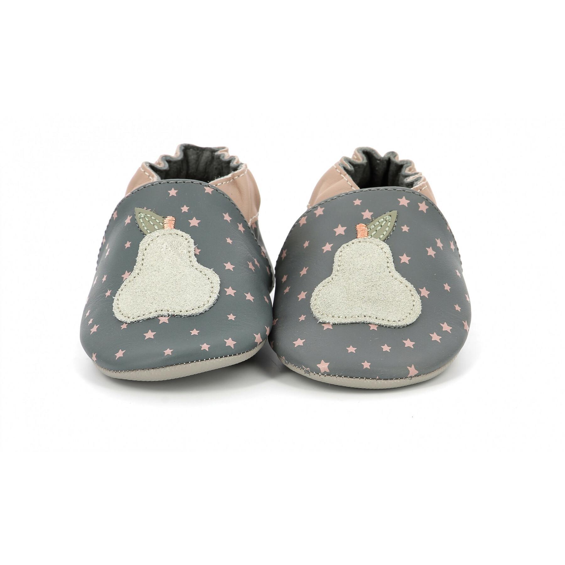 Chaussons fille Robeez Goldpear Plg