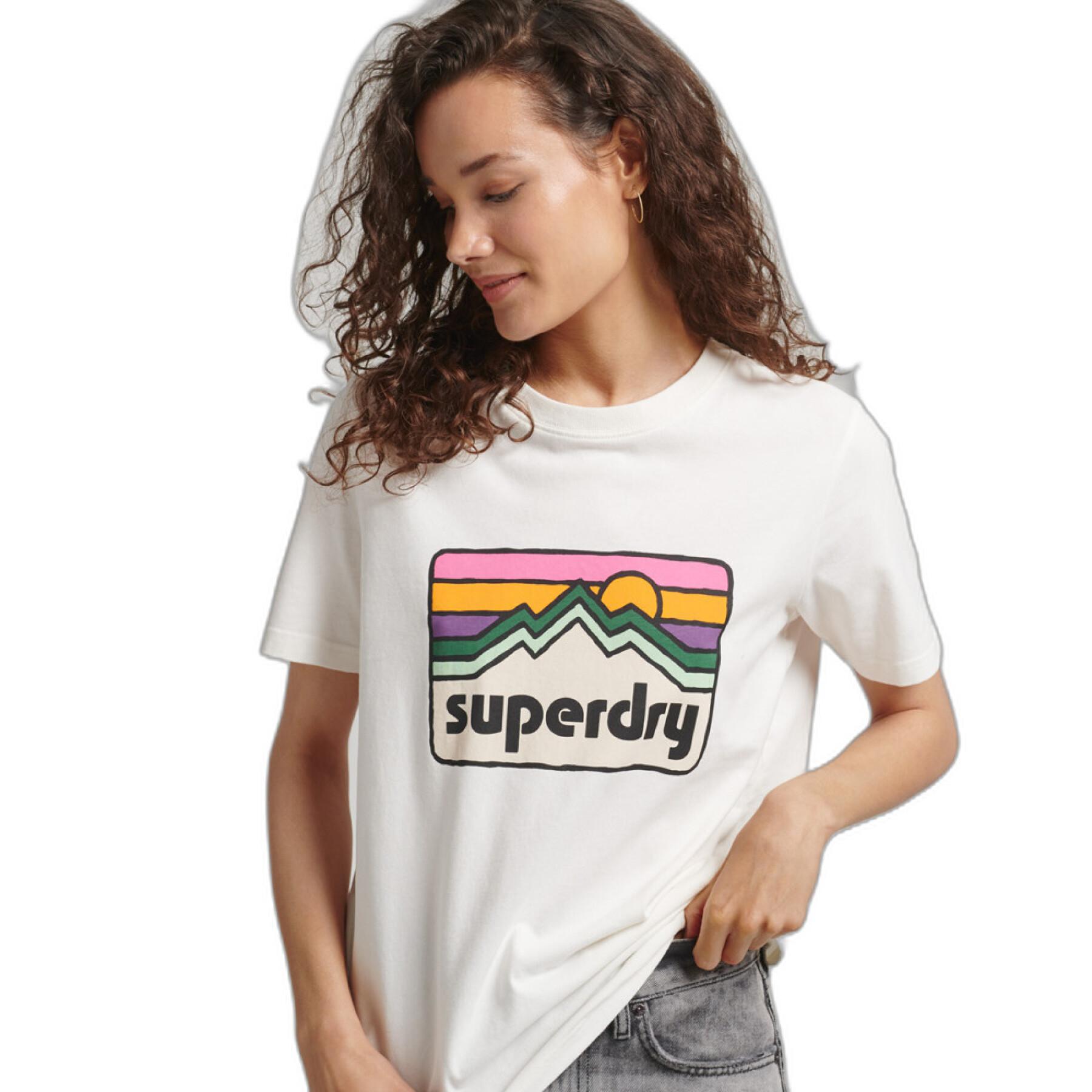T-shirt à motif femme Superdry Terrain Esprit Années 90