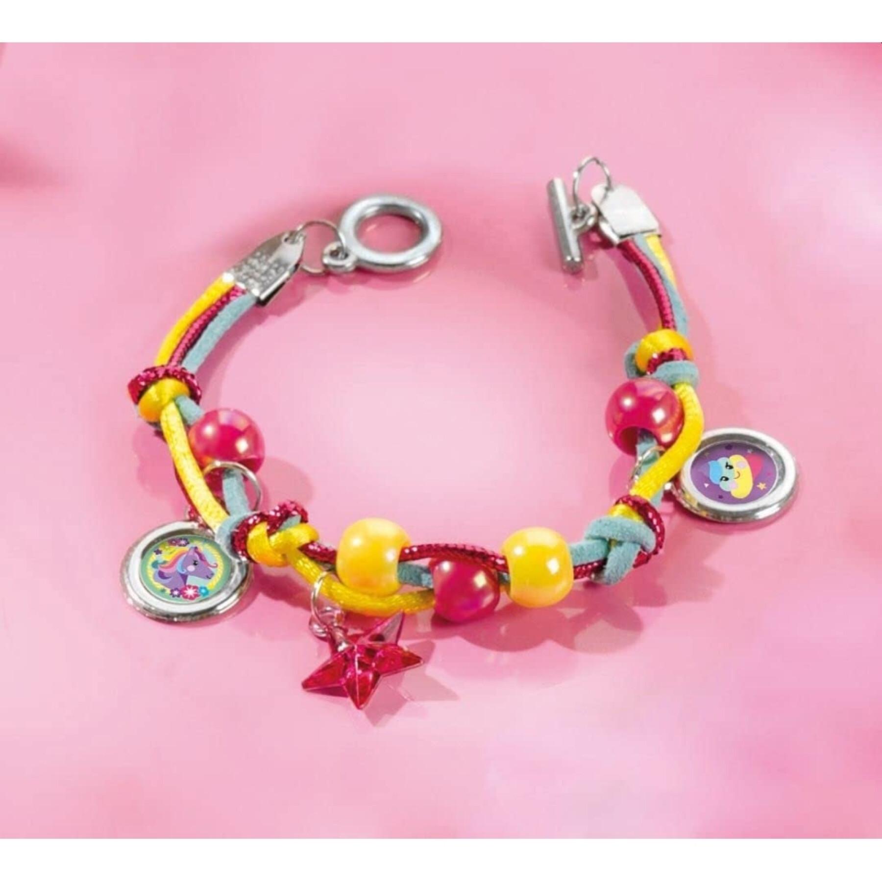 Kit de création bracelets et colliers Licorne Totum