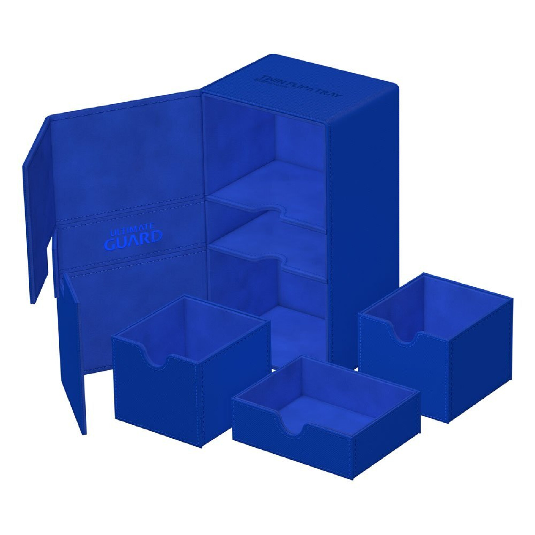 Boîte de rangement Ultimate Guard Twin Flip`N`Tray 200+ Xenoskin Bleu