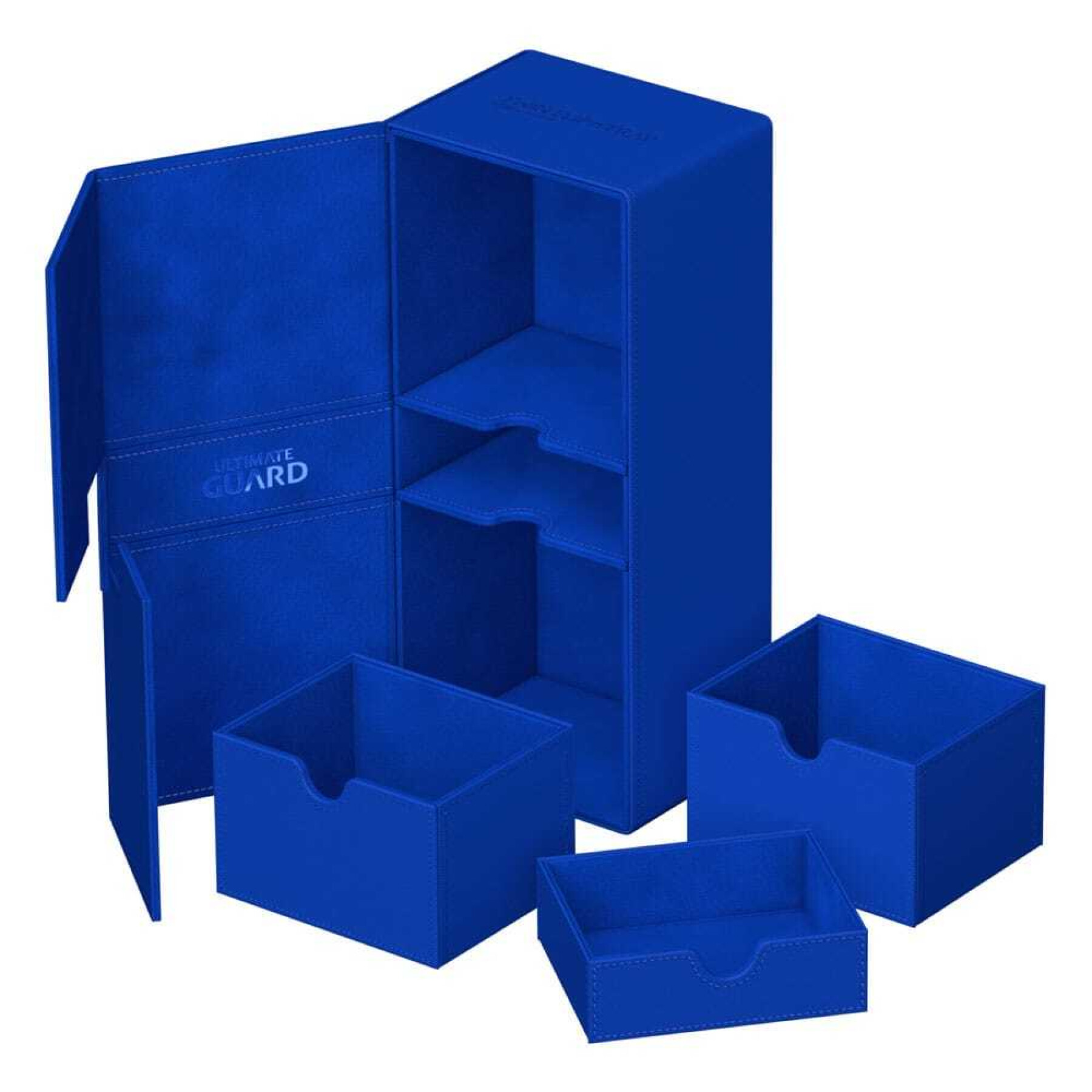 Boîte de rangement Ultimate Guard Twin Flip`N`Tray 266+ Xenoskin Bleu