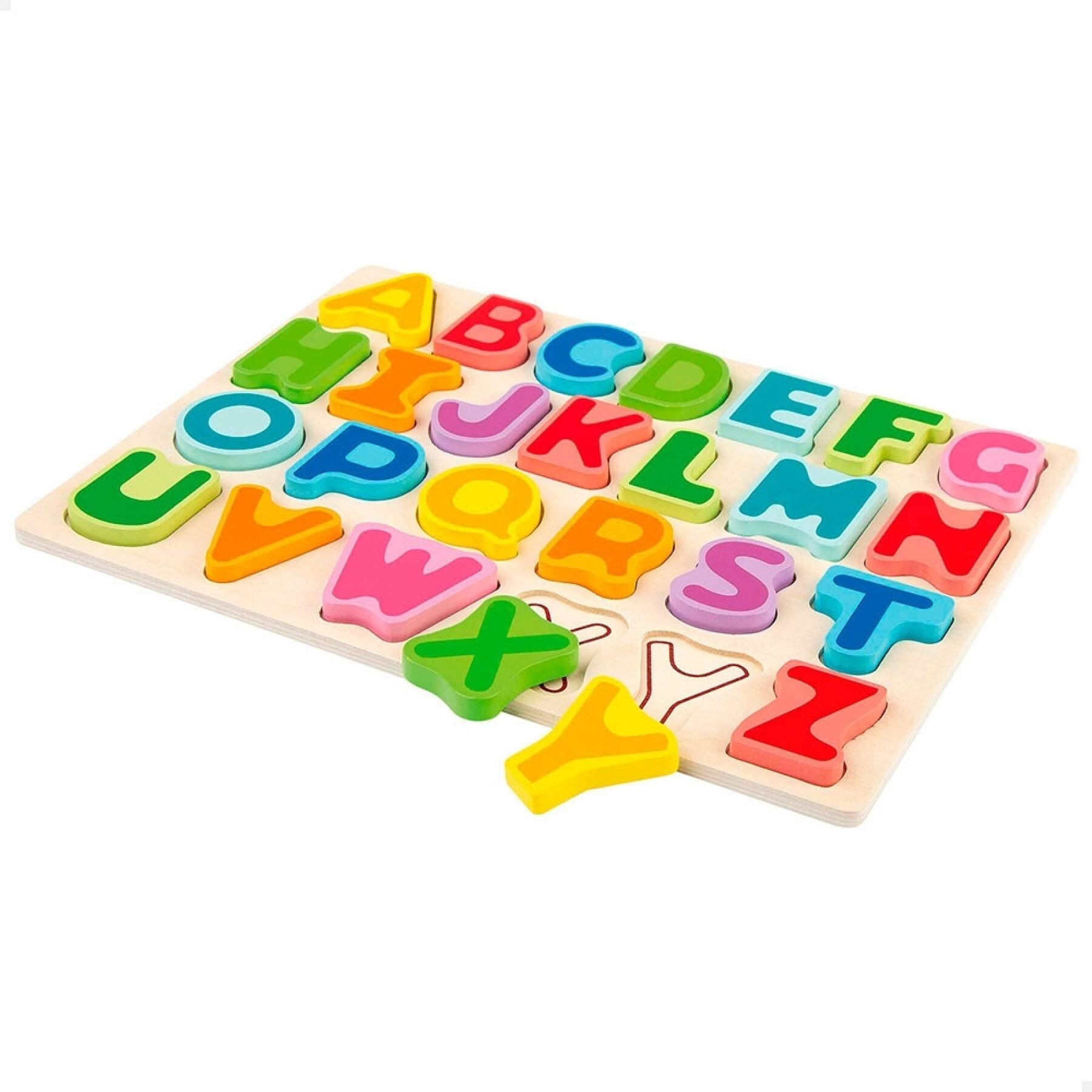 Puzzles en bois dentelle lettres Woomax Eco