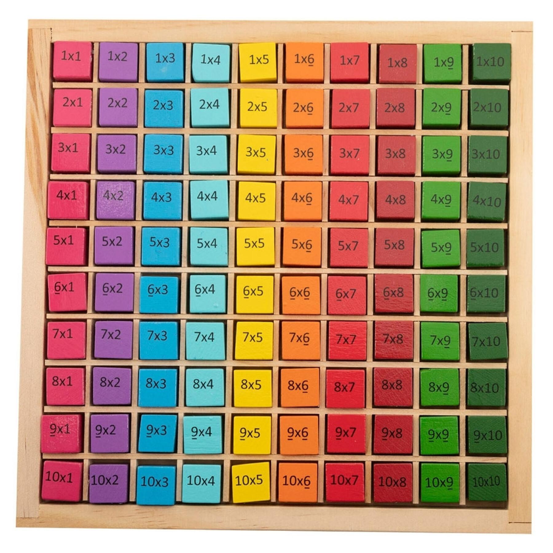 Tableau - Composition de puzzle multicouleur 135x45 cm