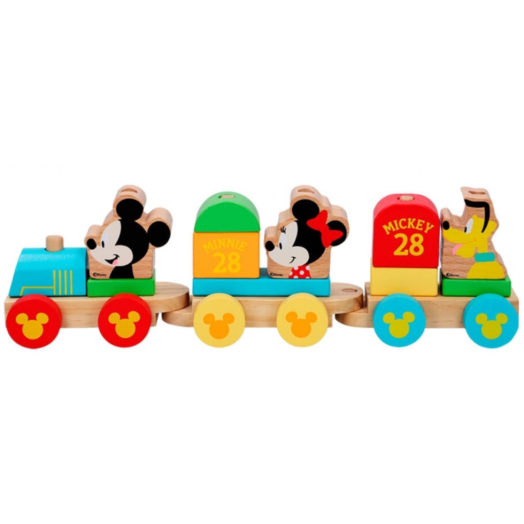 Train en bois Woomax Mickey Mouse Eco