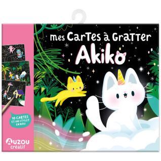 Carte à gratter Mes cartes à gratter Akiko Auzou