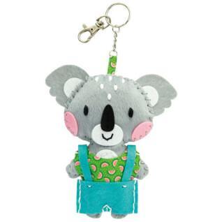 Porte à clés peluche Riley le koala Avenue Mandarine Mini Couz'In