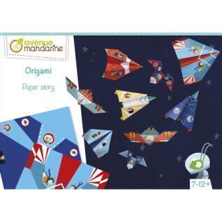 Boîte créative - Origami Avions Avenue Mandarine
