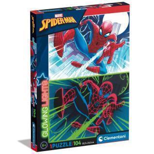 Puzzle de 104 pièces néon Clementoni Spiderman