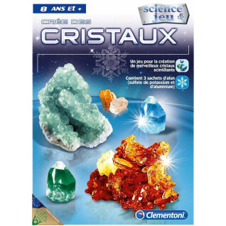Jeux d'imagination crée tes cristaux Clementoni