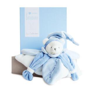Peluche ours bleu Collector Doudou & compagnie