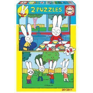 Puzzle de 2 x 48 pièces Educa Simón