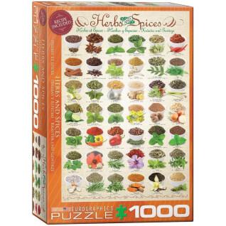 Puzzle 1000 pièces herbier Eurographics