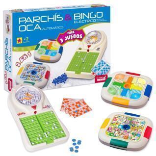 Jeux de société Bingo éléctrique + Parkis + Oca Fantastiko
