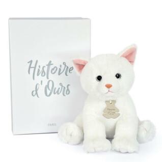 Peluche chat gris Sweety 25 cm - Histoire d'Ours - Trésors d