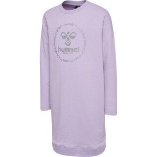 Robe sweat manches longues fille Hummel Elly