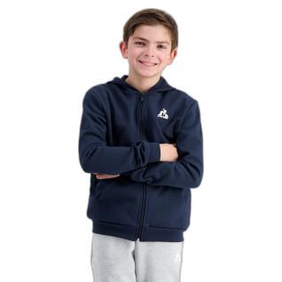 Sweatshirt à capuche zippé enfant Le Coq Sportif ESS N°1