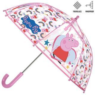 Parapluie cloche transparente Peppa Pig