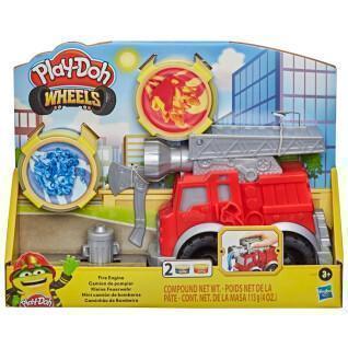 Jeux de voiture camion de pompier Play Doh