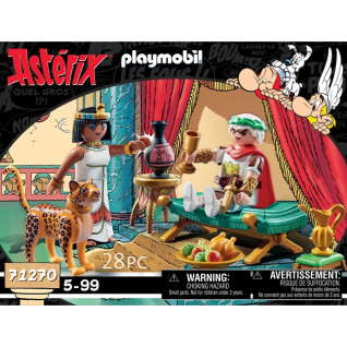 Figurine césar et cléopâtre Playmobil Astérix