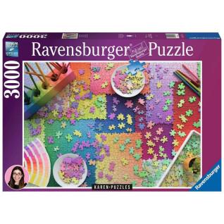 Puzzle de 3000 pièces colorés Ravensburger