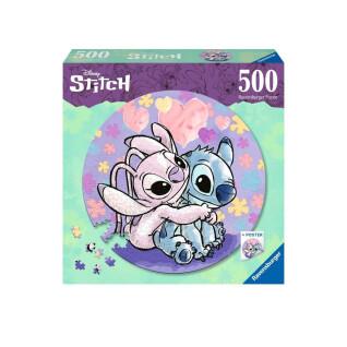 Puzzle rond de 500 pièces Ravensburger Disney Stitch