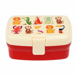 Lunch box avec plateau enfant Rex London Colourful Creatures