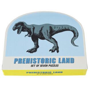 Ensemble de sept puzzles Rex London Prehistoric Land