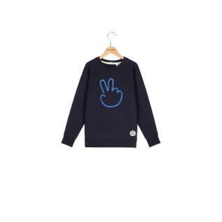 Sweatshirt col rond enfant French Disorder Peace