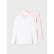 Pack de 2 Pullover manches longues slim fille Name it