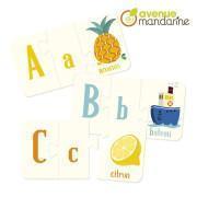 Puzzle alphabet Avenue Mandarine