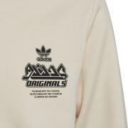 Sweatshirt graphique demi-zip enfant adidas Originals