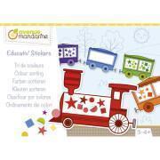 Boîte créative - Educativ' Stickers Tri de couleurs Avenue Mandarine