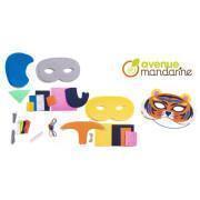 Boîte créative masque à coudre Animaux savane Avenue Mandarine