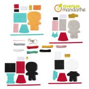 Kit de couture Avenue Mandarine Mini Couz'IN Super Héros
