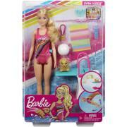 Poupée nageuse et plongeuse + accessoires Barbie