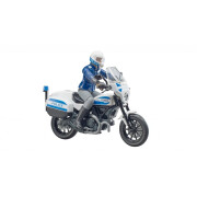 Figurine - Scrambler Ducati moto de police Bruder