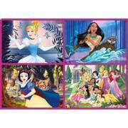 Puzzles multi 4 Disney Princess