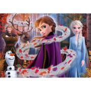 Puzzle double paillettés de 104 pièces Disney La Reine des Neiges