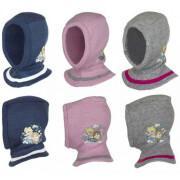 Bonnet-cagoule laine 3 couleurs bébé Disney