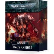 Carte Games Workshop Warhammer 40k - Datacards V.9 Chaos Knights En