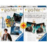 Puzzle triple + pack mémoire Harry Potter