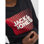 T-shirt col rond manches longues enfant Jack & Jones Corp Logo Play