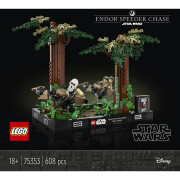 Jeux de construction Diorama poursuite speeder Lego Star Wars