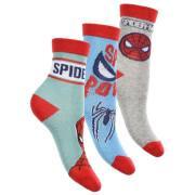 Pack 3 chaussettes assorties bébé Spiderman Marvel