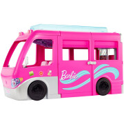 Poupée Barbie avec Camping Car Transformable Mattel France Mega