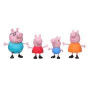 Figurines peppa et sa famille Peppa Pig (x4)