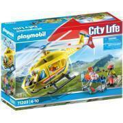 Jeux d'éveil Helicoptere de Secours Playmobil