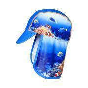 Casquette avec protection UV enfant Playshoes Underwater World