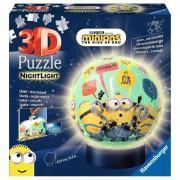 Puzzle 72 pièces 3D Ball illuminé - Minions 2 Ravensburger